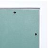 vidaXL Access Panel with Aluminum Frame and Plasterboard 27.6"x27.6"