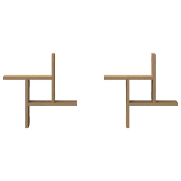 vidaXL Wall Shelf Artisan Oak Engineered Wood Medium Wall Shelf