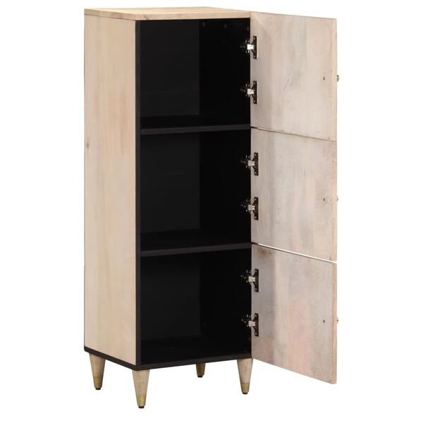 vidaXL Highboard 15.7"x13"x43.3" Solid Wood Mango