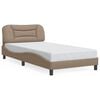 vidaXL Bed Frame Cappuccino