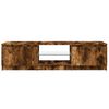 vidaXL TV Cabinet smoked oak 140 x 40 x 36 cm Engineered wood