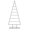 vidaXL Metal Christmas Tree for Decoration Black 70.9"