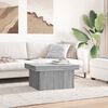 vidaXL Coffee Table Grey Sonoma Engineered Wood Medium Coffee Table