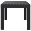 vidaXL Patio Table Anthracite 23.2x18.5x15.7" PP