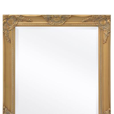 vidaXL Wall Mirror Baroque Style 47.2"x23.6" Gold