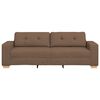 vidaXL Sofa Brown 87.01 x 30.71 x 31.50 in Fabric