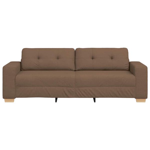 vidaXL Sofa Brown 87.01 x 30.71 x 31.50 in Fabric