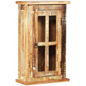 vidaXL Wall Cabinet Solid Reclaimed Wood 17.3"x8.3"x28.3"