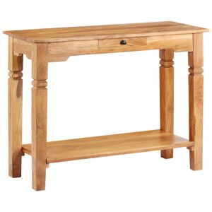 vidaXL Console Table Natural Acacia Solid Acacia Wood Console Table