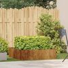 vidaXL Planter Rusty Weathering Steel Large Outdoor Planter
