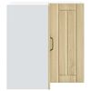 vidaXL Kitchen Wall Corner Cabinet Sonoma oak Engineered wood Medium