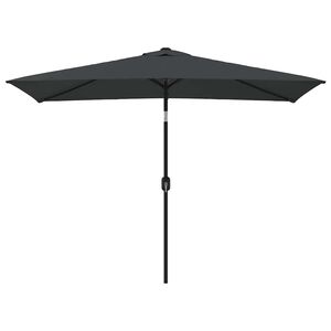 vidaXL Garden Parasol Anthracite Polyester 118.1 x 78.7 in Tiltable