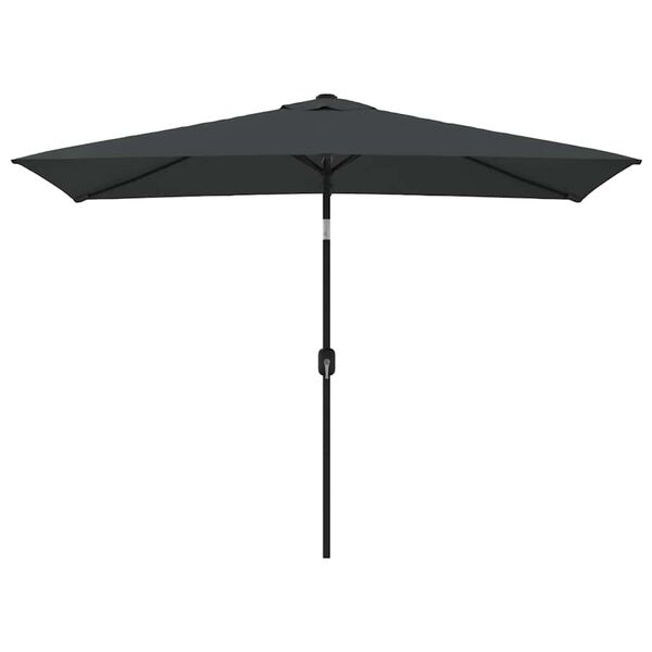 vidaXL Garden Parasol Anthracite Polyester 118.1 x 78.7 in Tiltable