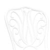 vidaXL Garden Bistro Set 3 pcs White Aluminium