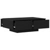 vidaXL Coffee Table Black Oak 35.43 x 23.62 x 12.20 in Engineered Wood