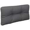 vidaXL Pallet Cushion Anthracite 100% polyester 27.6 x 15.7 x 4.7 in