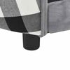 vidaXL Dog Sofa Grey 26.8x15.0x15.0" Plush