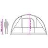 vidaXL Family Tent Tunnel 7-Person Blue Waterproof
