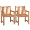 vidaXL Garden Dining Set Teak Solid teak wood Medium Durable