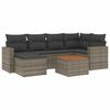 vidaXL Garden Sofa Set Gray