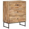 vidaXL Sideboard Natural wood color Reclaimed teak wood Medium Sideboard