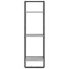 vidaXL Wall Shelf Grey Sonoma Engineered wood, metal Medium