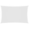 vidaXL Sunshade Sail Oxford Fabric Rectangular 8.2x16.4' White