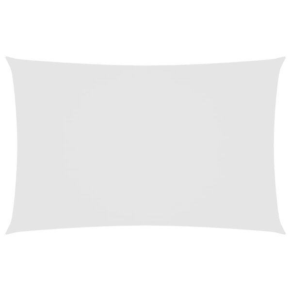 vidaXL Sunshade Sail Oxford Fabric Rectangular 8.2x16.4' White