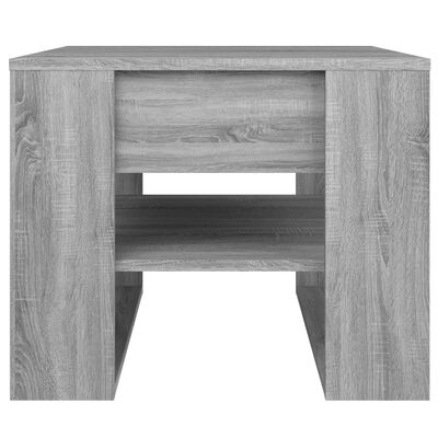 vidaXL Coffee Table Gray Sonoma 21.9"x21.7"x17.7" Engineered Wood
