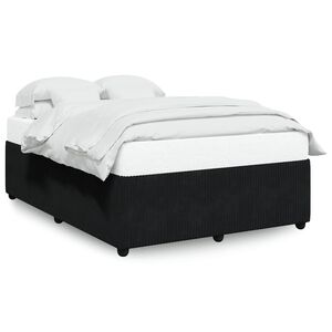 vidaXL Bed Frame Black