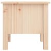 vidaXL Side Table Natural Pine Solid pine wood Small Side Table Square