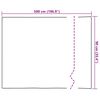 vidaXL Furniture Film Set of 2 Dark Wood PVC 197 in x 35.4 in