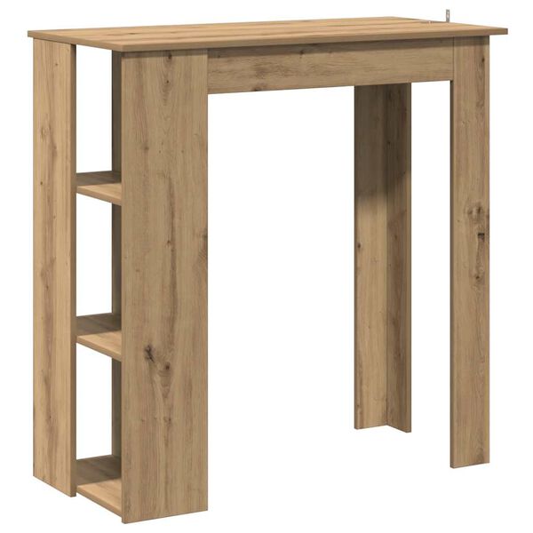 vidaXL Bar Table Artisan Oak Engineered Wood Medium Bar Table