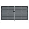 vidaXL Patio Gate Anthracite 157.5x68.9" Steel