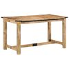 vidaXL Dining Table 55.1"x27.6"x29.5" Solid Wood Mango