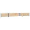 vidaXL Pallet Collar 59.1x19.7" Solid Wood Pine