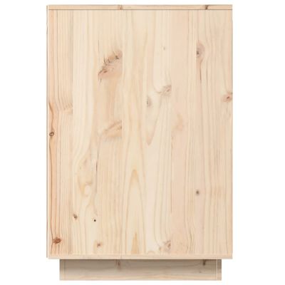 vidaXL Desk 55.1"x19.7"x29.5" Solid Wood Pine
