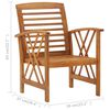vidaXL Garden Lounge Set Natural wood Solid acacia wood Medium Durable