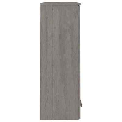 vidaXL Top for Highboard Light Gray 33.5"x13.8"x39.4" Solid Wood Pine