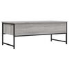 vidaXL Coffee Table Gray sonoma Engineered wood, Metal Medium