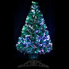 vidaXL Artificial Christmas Tree Green 2 ft Fiber Optic