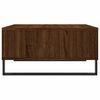 vidaXL Coffee Table Brown Oak Engineered wood, Iron Small Coffee Table