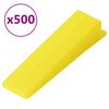 vidaXL Tile Levelling System 500 Wedges 2500 Clips 0.08 "