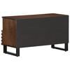 vidaXL TV Cabinet Brown Solid mango wood, steel Medium TV Cabinet
