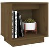 vidaXL Bedside Cabinet Honey Brown Solid Pine Wood Medium