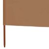 vidaXL Wind Screen Taupe Non-woven fabric, wood 236.2 x 31.5 in