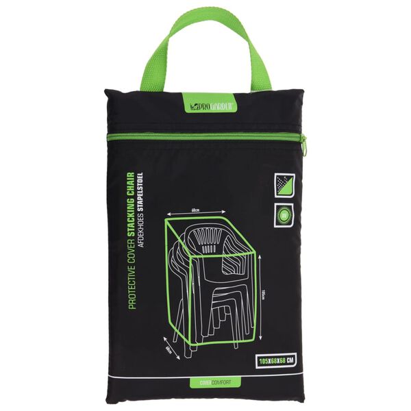 ProGarden Outdoor Furniture Cover Black 210D polyester with PU coating