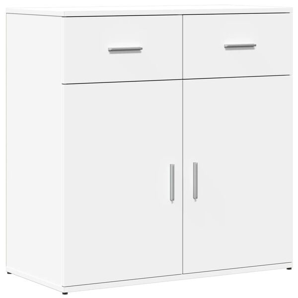 vidaXL Sideboard White Engineered wood Medium Sideboard Rectangular