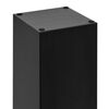 vidaXL Umbrella Stand Black Powder-coated steel 19.1 in height