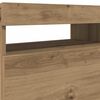 vidaXL TV Cabinet Artisan Oak Engineered Wood 47.2x13.8x15.7 in